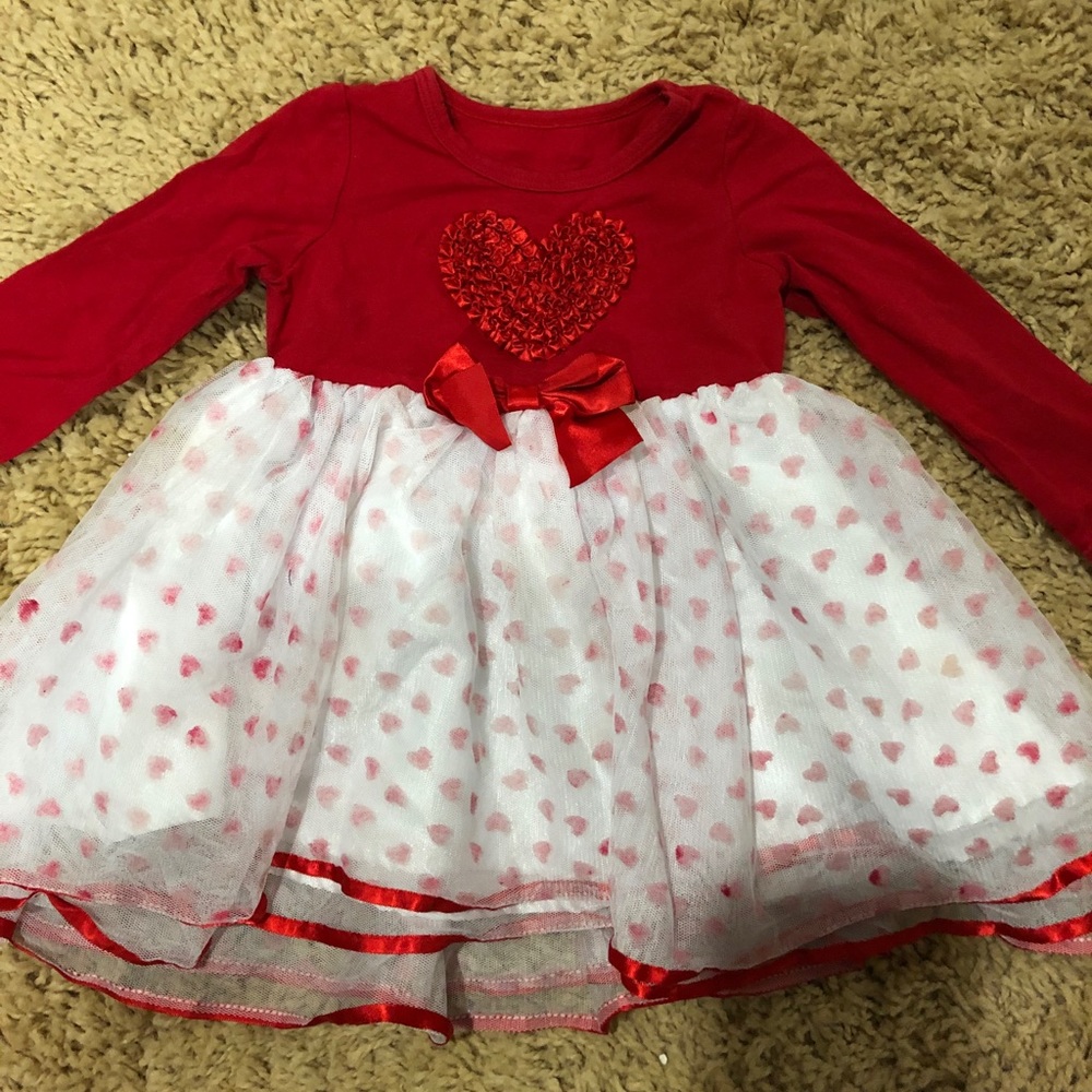 9 month dress with hearts